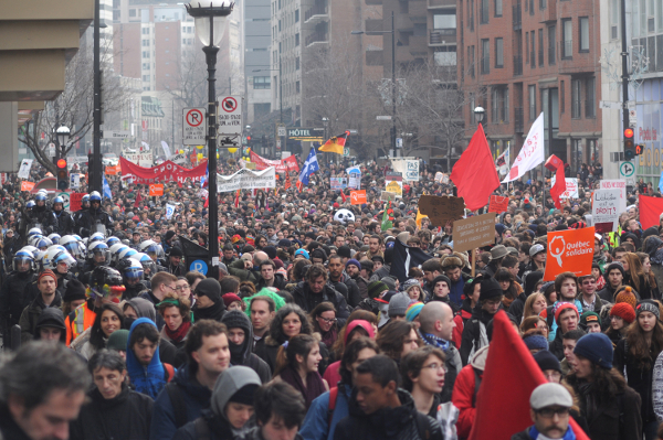 Scenes from a #manifencours