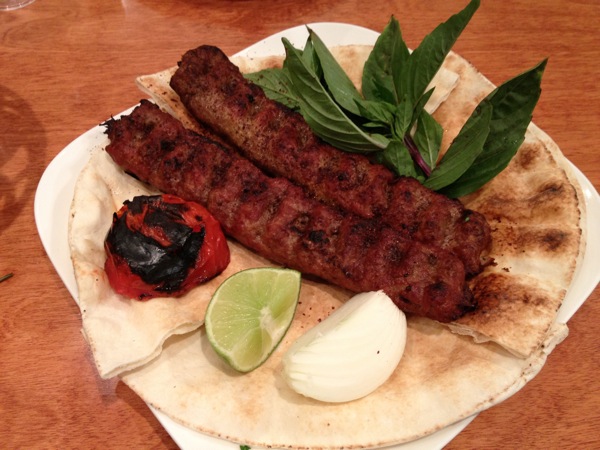 Minced meat kebabs