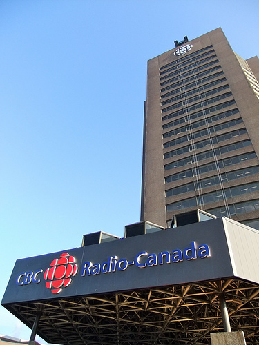 CBC Radio Canada's tower in Montréal