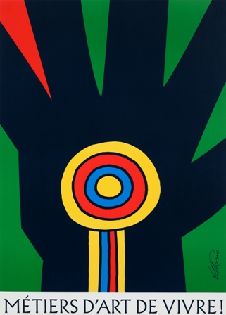 Poster for Salon des métiers d’art de Montréal (2000) courtesy McCord Museum