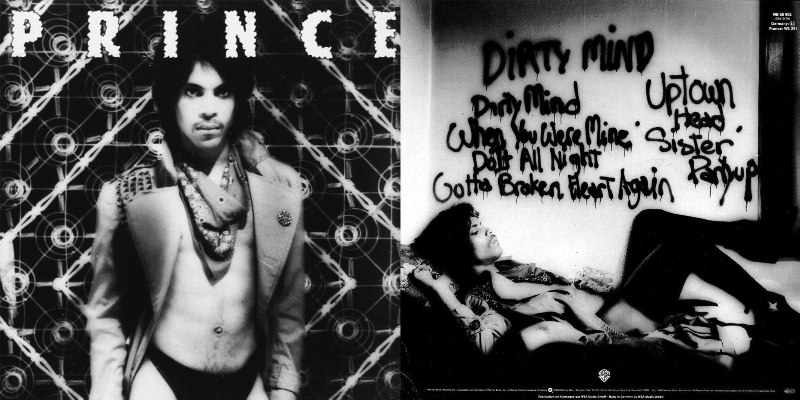 Prince Dirty Mind album cover