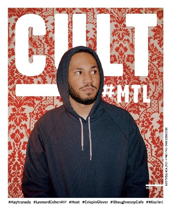 Kaytranada on the cover of the Dec. 2016 print edition of Cult MTL