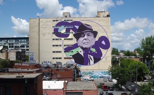 Immortalizing Leonard Cohen in an iconic mural