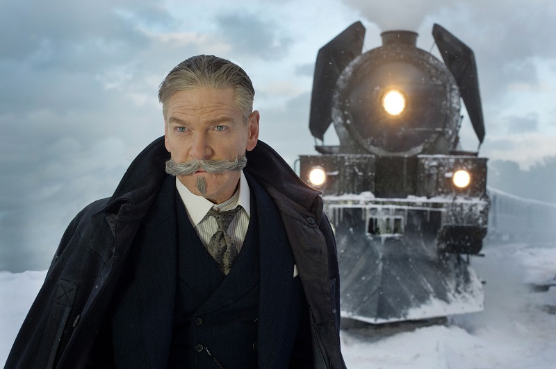 Kenneth Branagh makes a supersized, moustache-twirling mess of a classic whodunit
