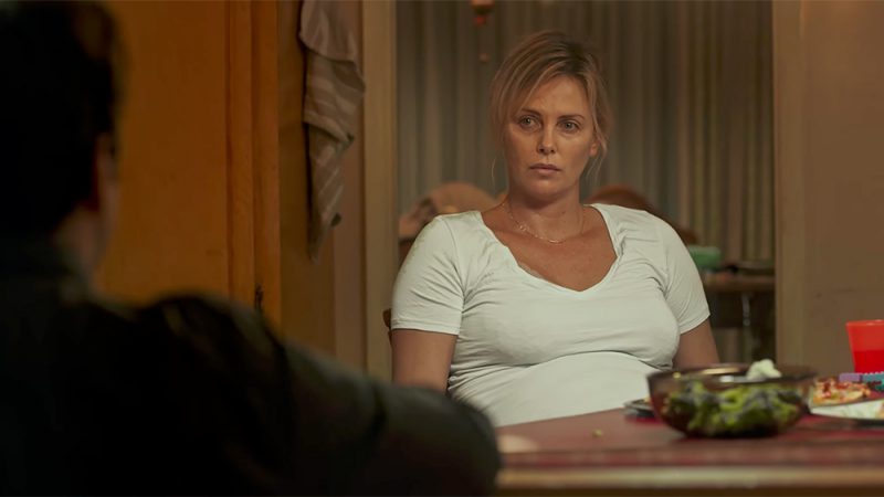 Charlize Theron carries the uneven parental dramedy Tully