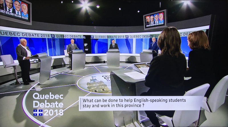 Quebec Election 2018: English-language debate round table