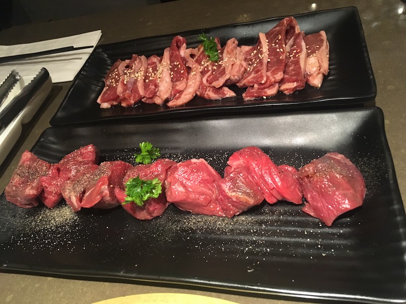 You can grill your own Japanese food while you get drunk at Gyu-Kaku