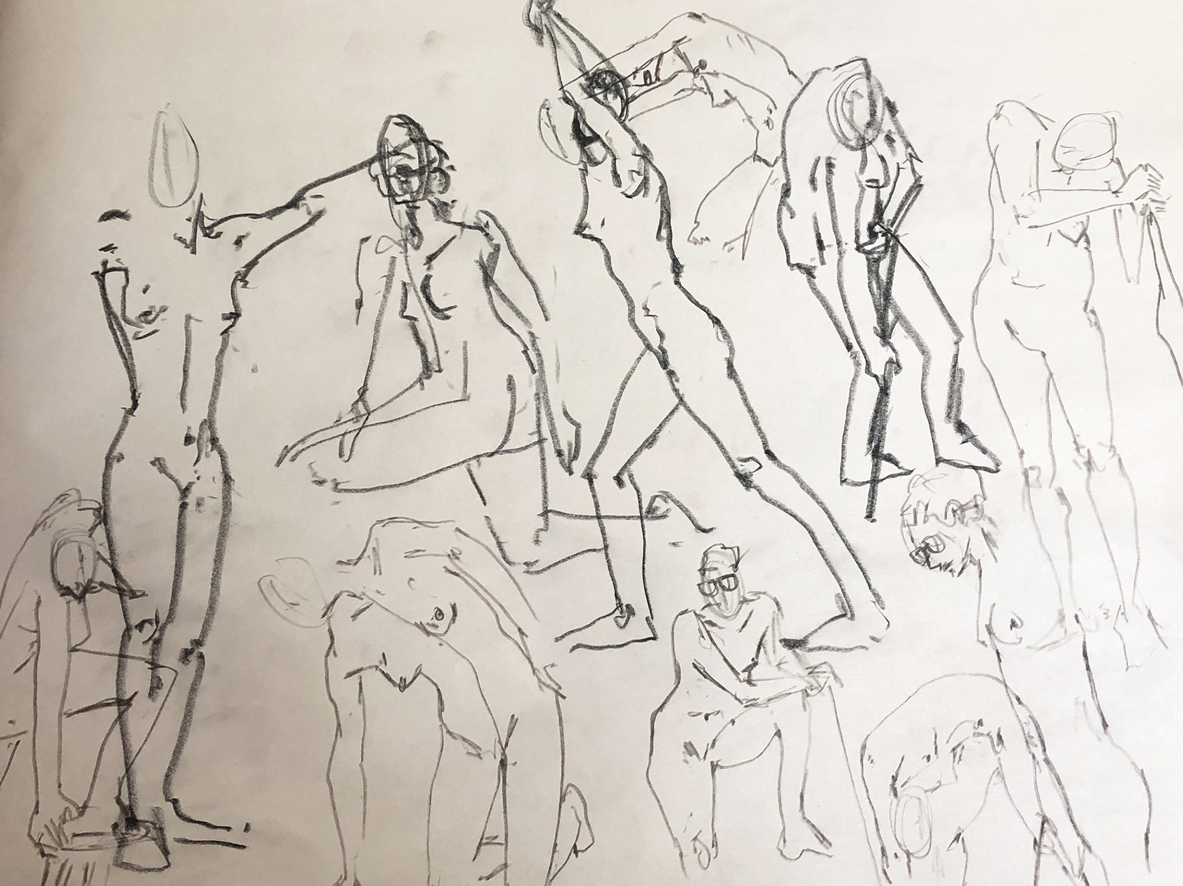 Life drawing in Montreal