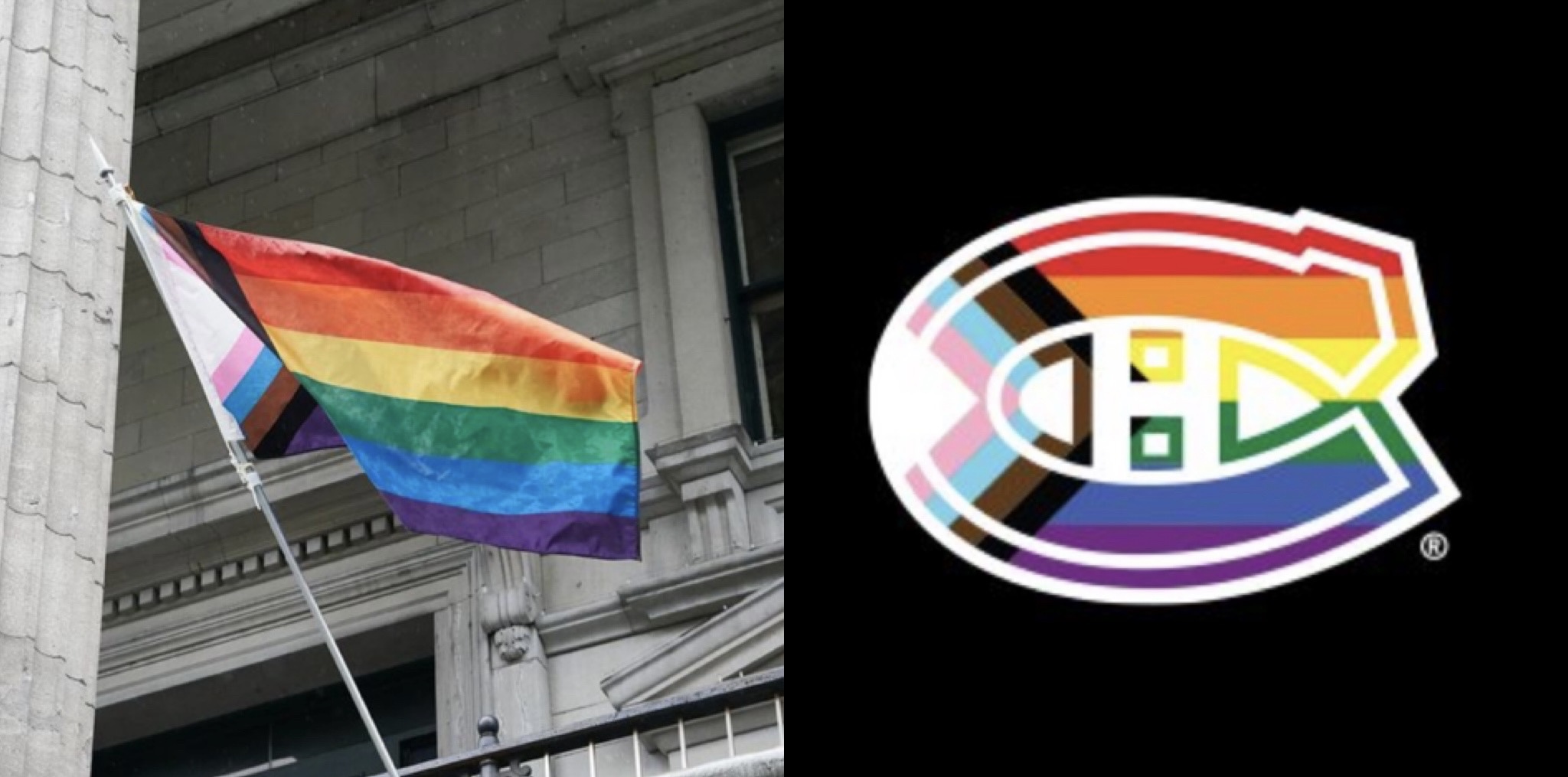 Montreal flies inclusive flag to mark International Day Against Homophobia, Transphobia & Biphobia