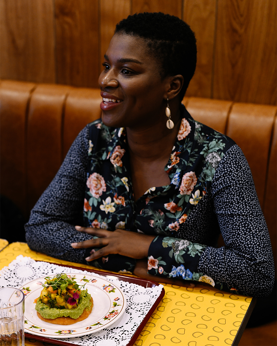 Carla Beavais at Lloydies Black-owned restaurants