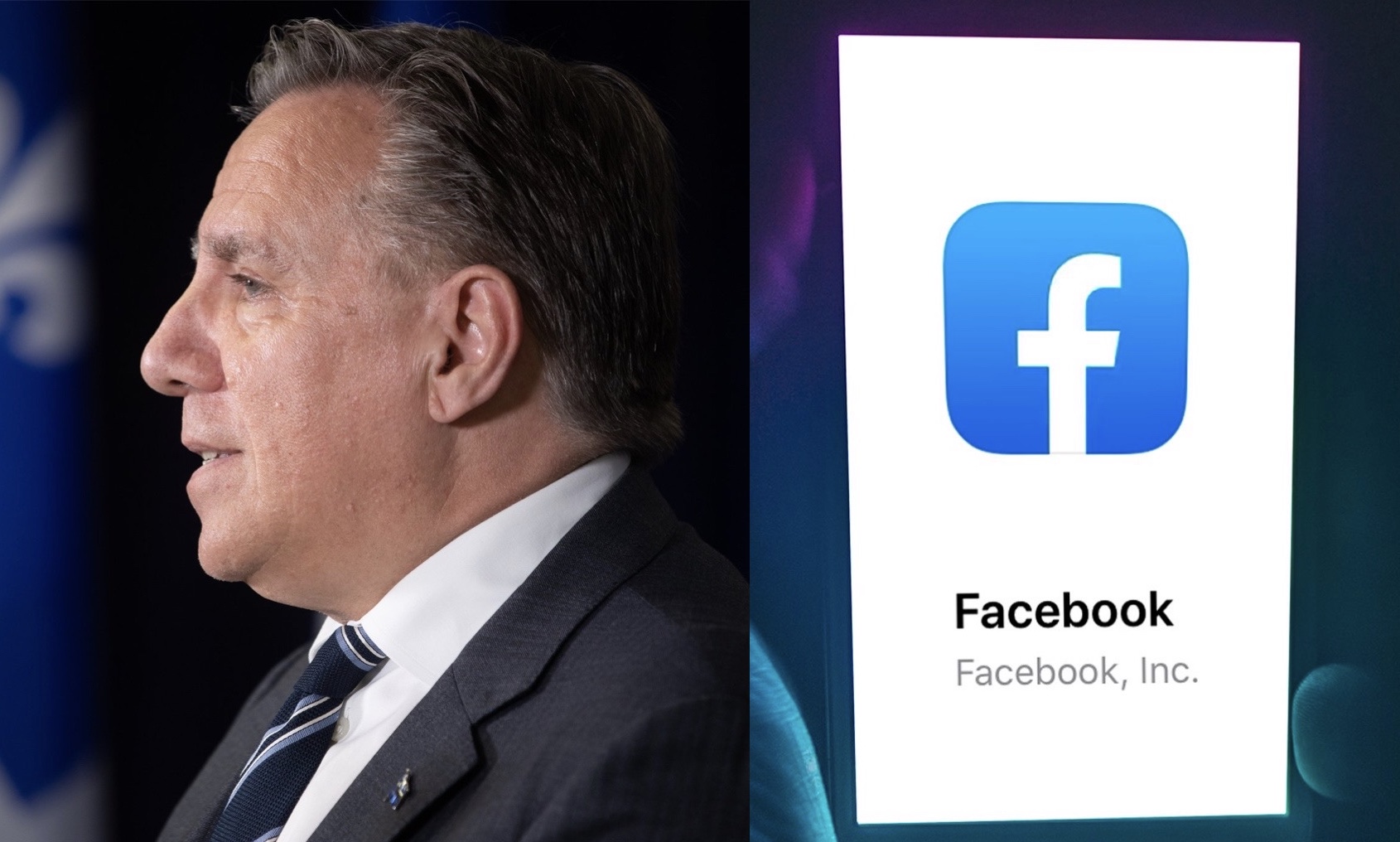 facebook ban quebec François Legault racism