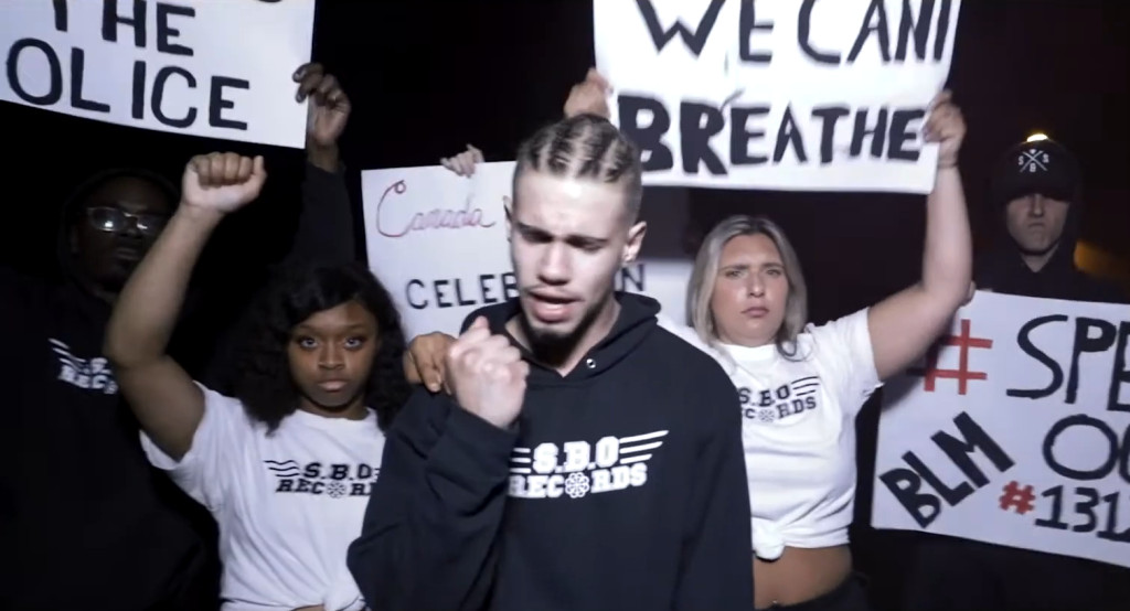Hoshea Raise Our Hands Black Lives Matter Montreal hip hop