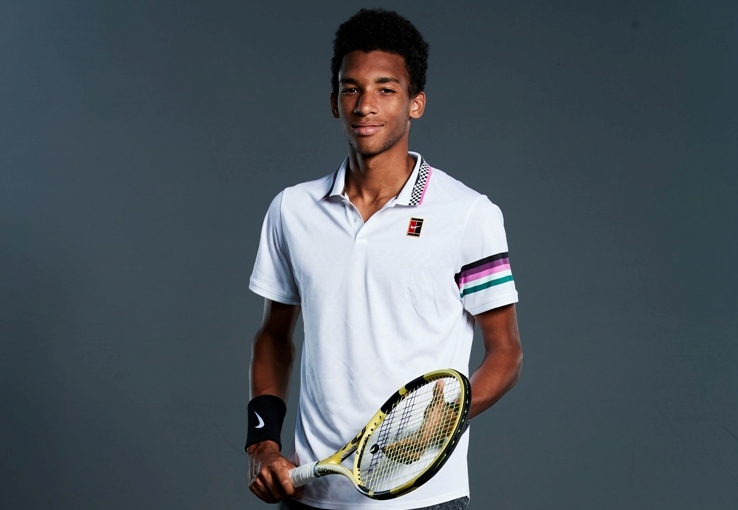 Montreal tennis star Felix Auger Aliassime plays the U.S. Open today