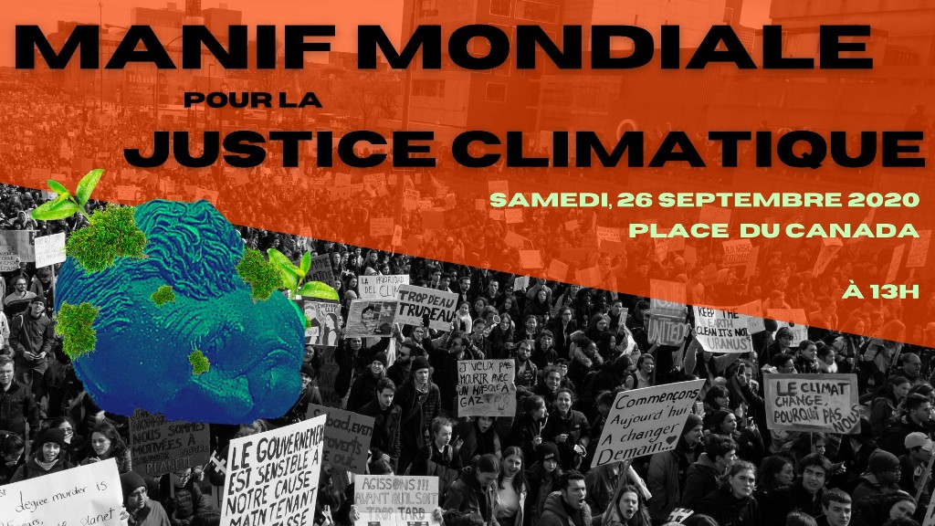 SATURDAY: Global Climate March in Montreal - Cult MTL