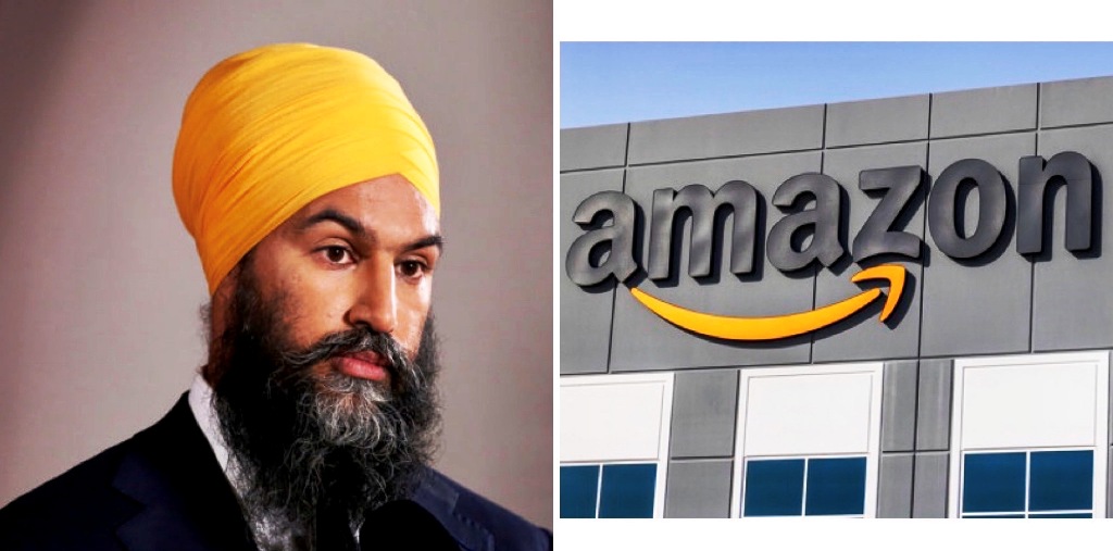 Jagmeet Singh calls out Justin Trudeau, Jeff Bezos Amazon Prime Day