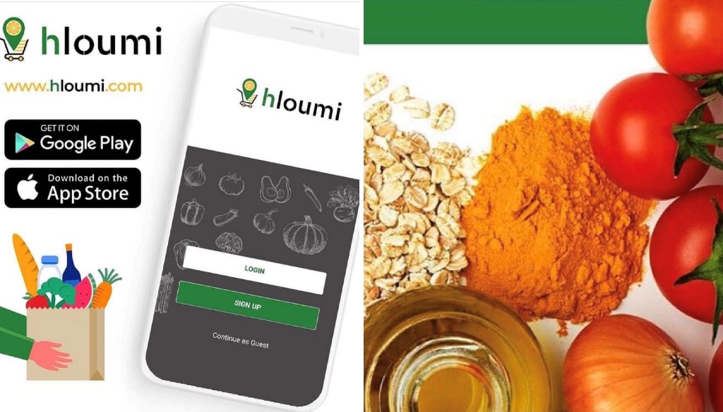 Hloumi app grocery delivery service Montreal