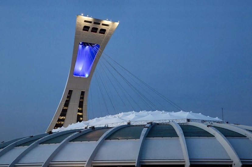 stomach cancer awareness canada periwinkle blue montreal olympic stadium parc olympique