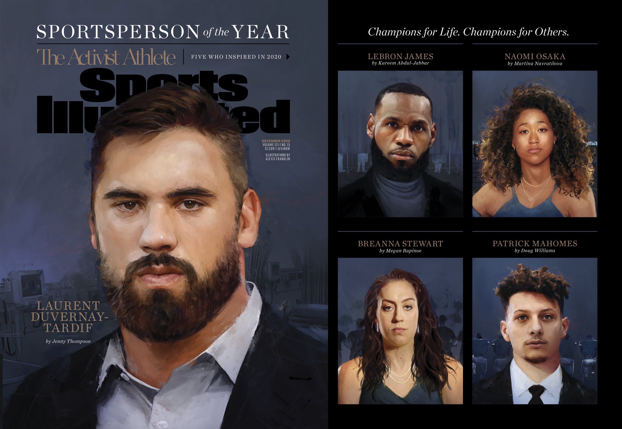 Laurent Duvernay-Tardif sports illustrated sportsperson of the year