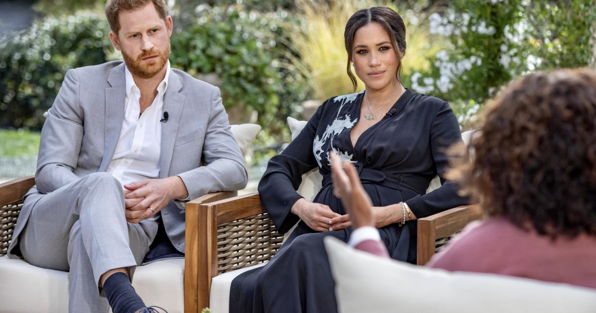 prince harry meghan markle oprah interview royal family racist