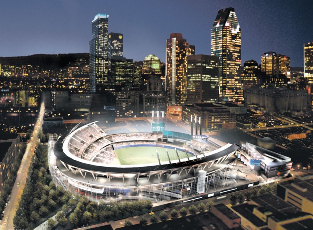 This was the Montreal Expos’ proposed downtown stadium