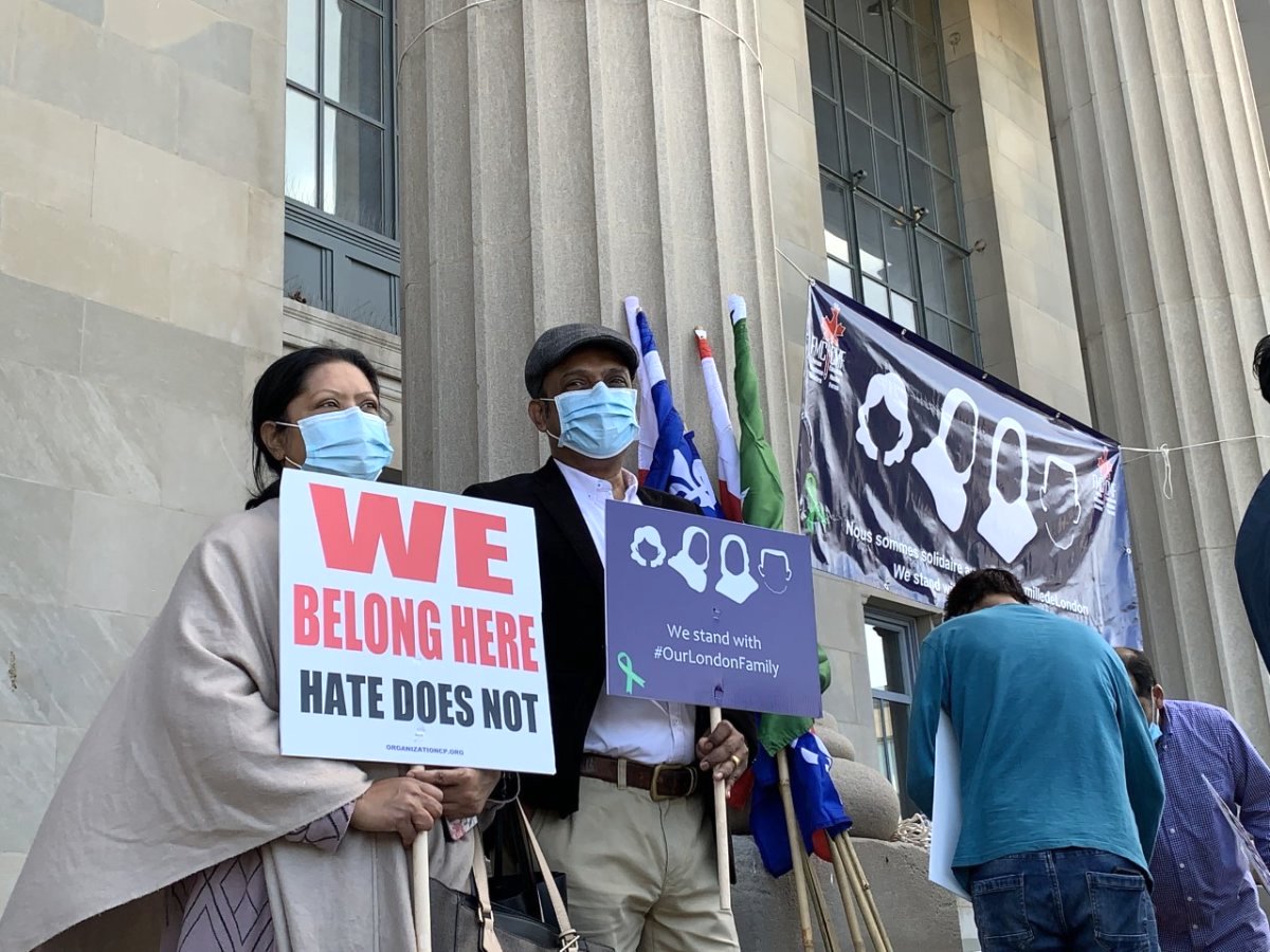 Montreal vigil London Ontario attack Quebec Muslims
