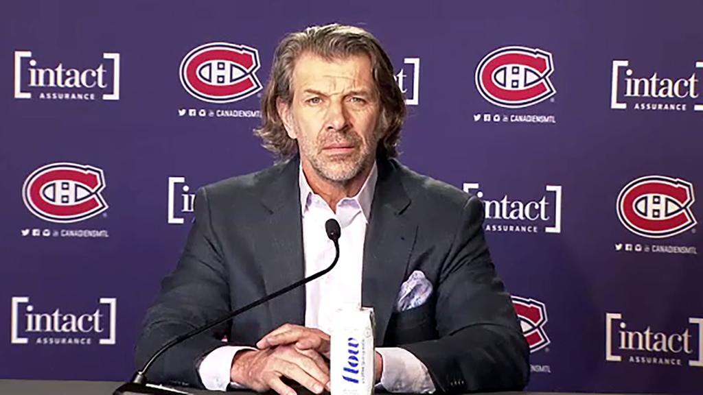 Marc Bergevin Montreal Canadiens Habs Logan Mailloux Carey Price
