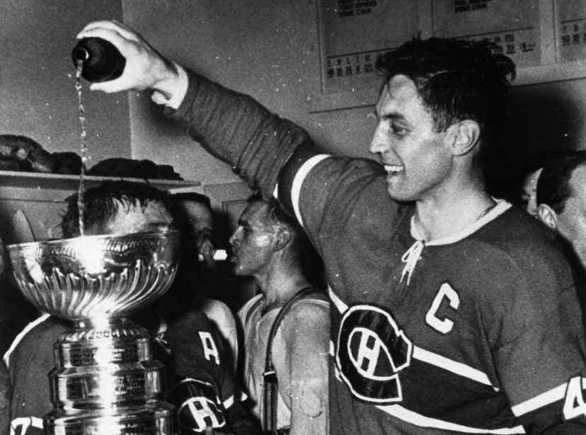 Jean Béliveau Montreal Canadiens Habs