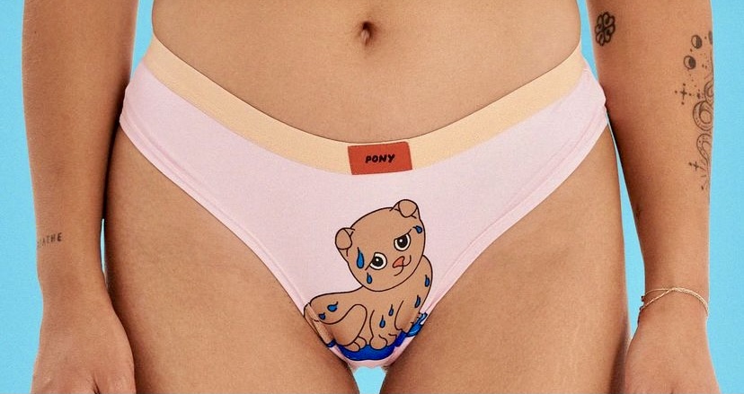 Pony underwear panties bras collection Montreal artist