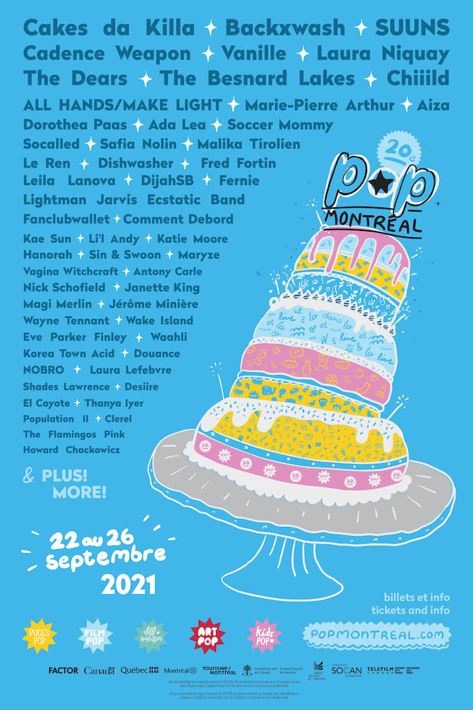 POP Montreal 2021 lineup music festival