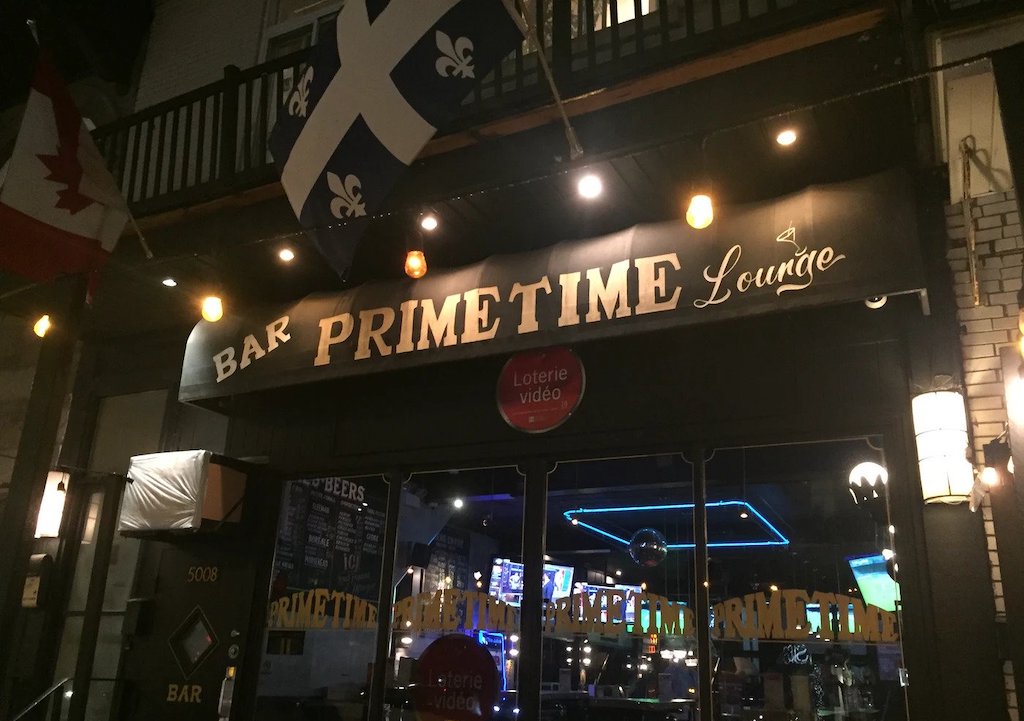 PrimeTime bar Parc Avenue Montreal