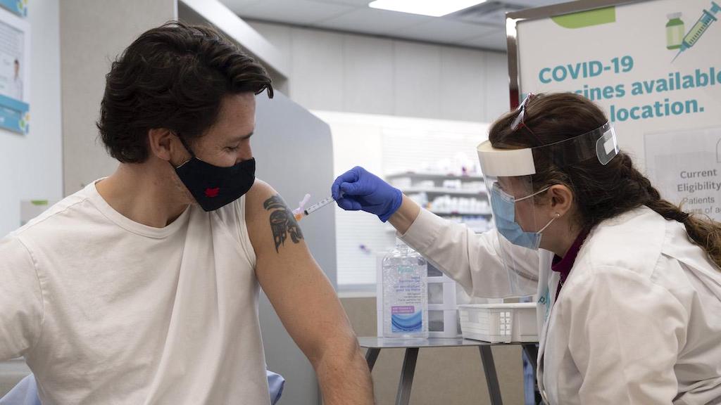 Justin Trudeau vaccinated
