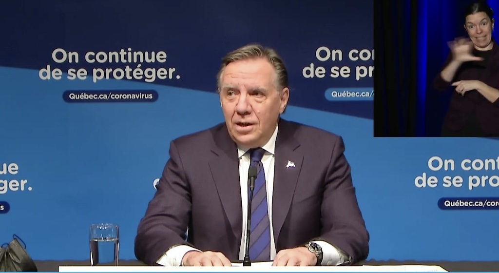 François Legault unvaccinated Quebec fined