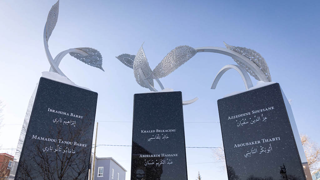 Quebec City mosque attack memorial