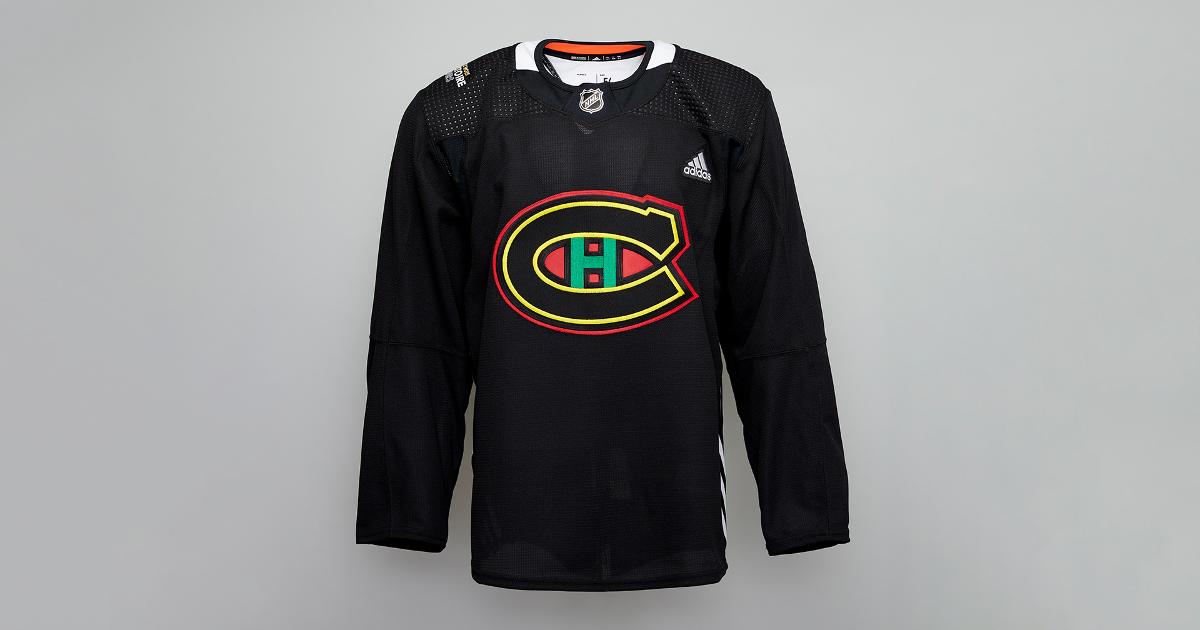 Montreal Canadiens habs jersey celebrate Black History Month