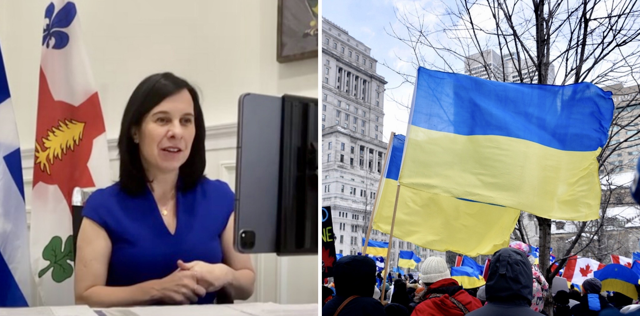 Valérie Plante Montreal Ukraine Ukrainian mayors