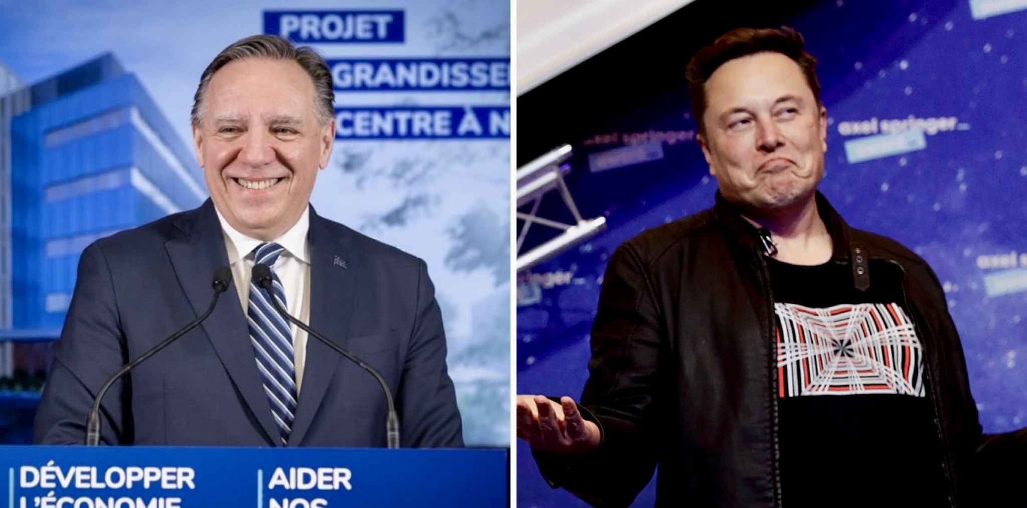 Quebec government Elon Musk SpaceX high-speed internet François legault