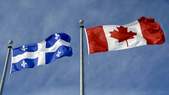 Quebec corrupt province Canada flag flags