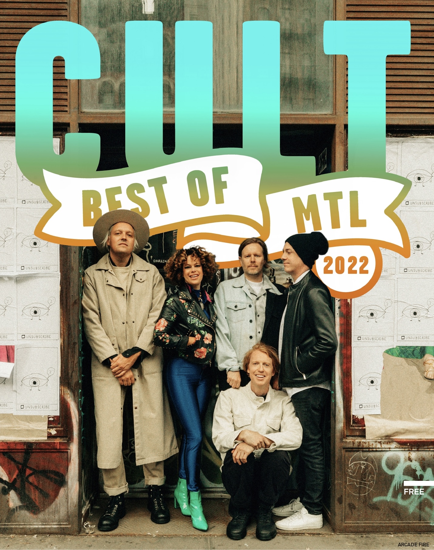Arcade Fire Best of MTL Montreal may 2022 cult mtl issue magazine print
