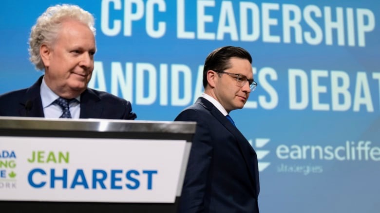 Canadians CPC leader Pierre Poilievre Jean Charest