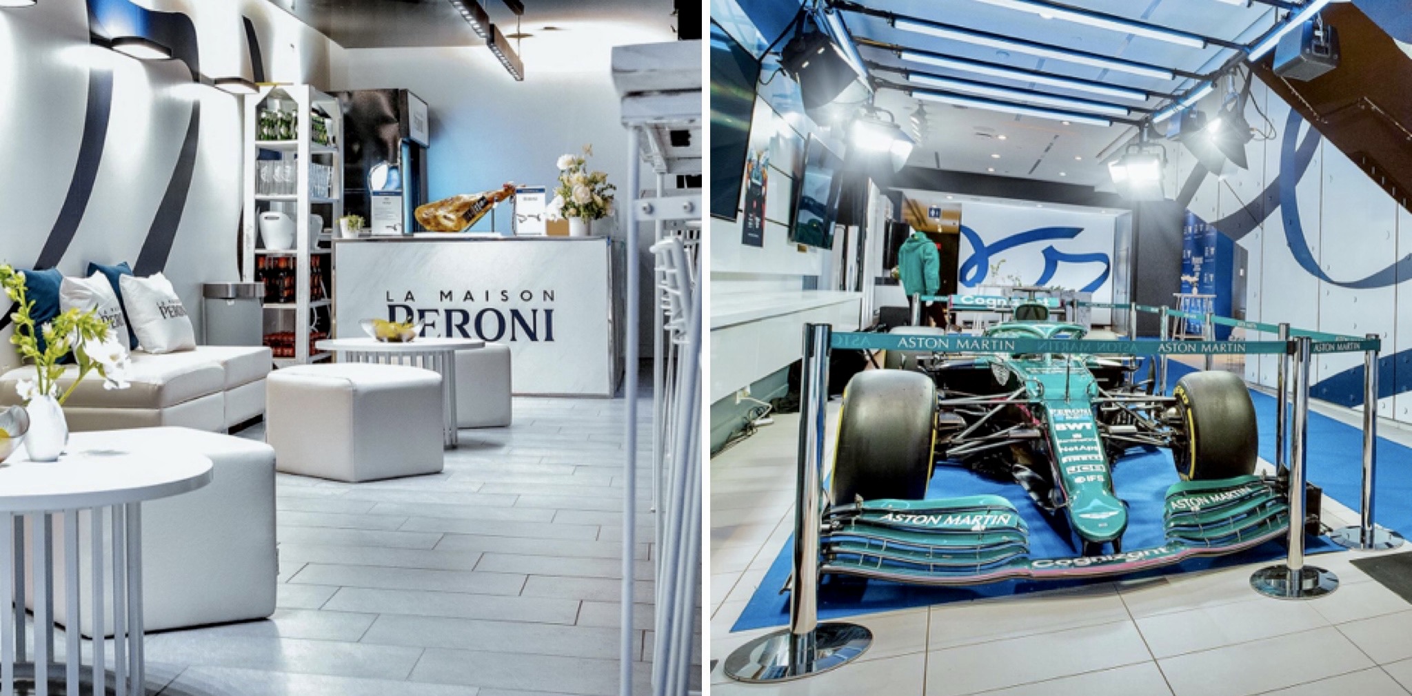 La Maison Peroni’s Le Paddock is now open in Montreal for F1 weekend