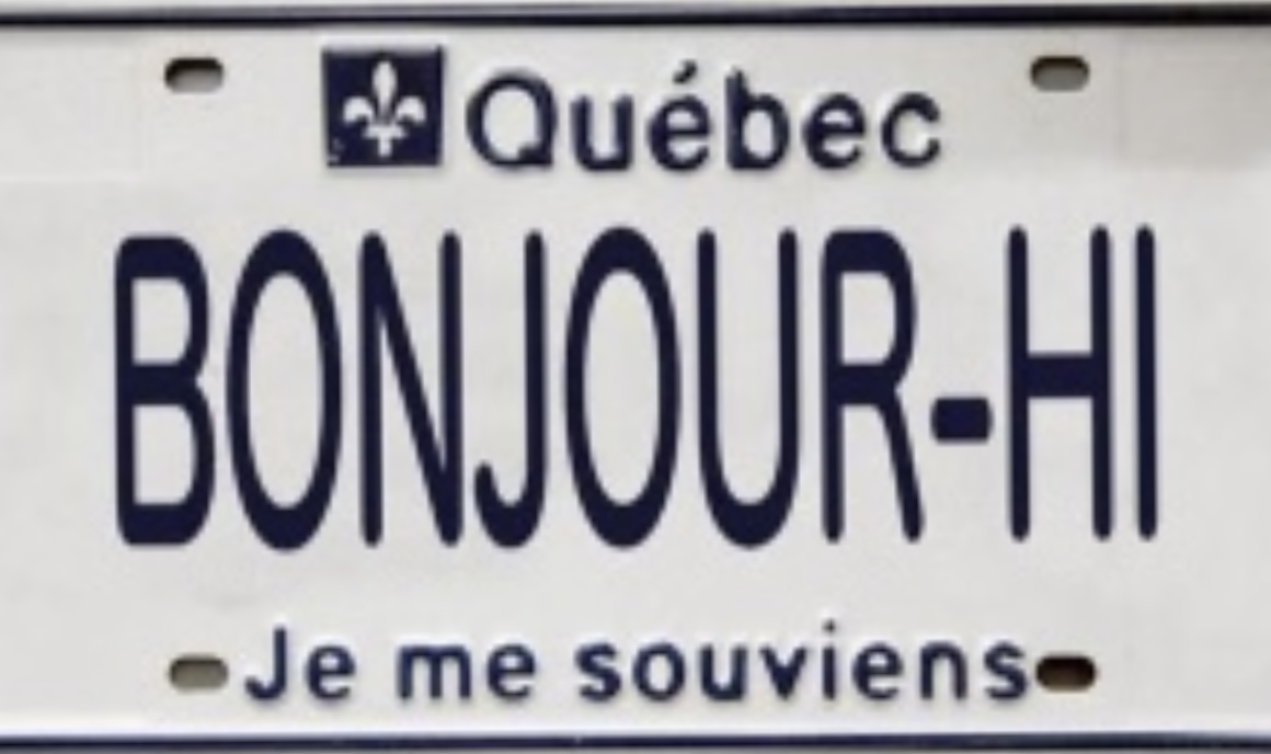 French-English bilingualism Quebec canada Bonjour hi