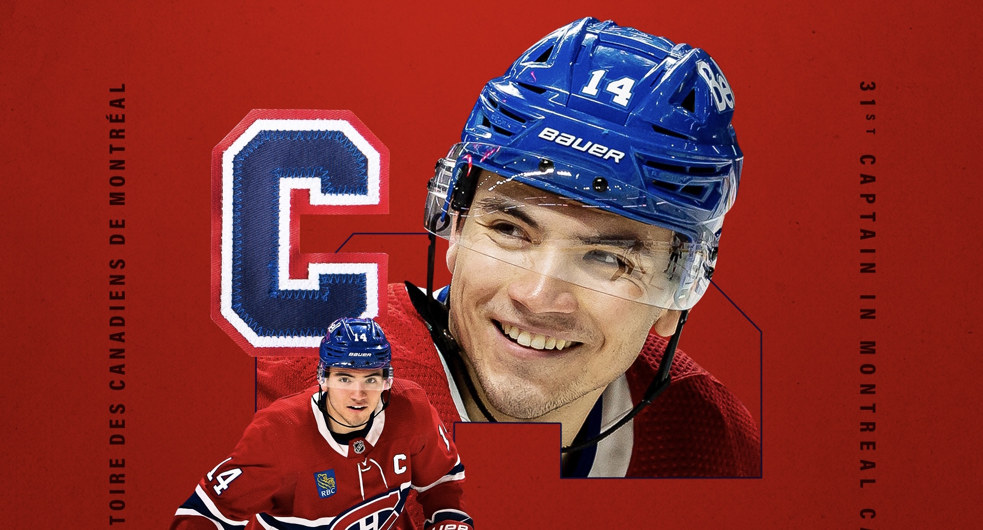 Nick Suzuki captain Montreal Canadiens