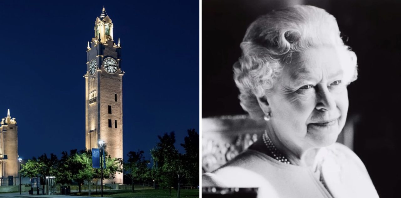 Lights at Old Port Clock Tower in Montreal to be darkened tonight to honour Queen Elizabeth II
