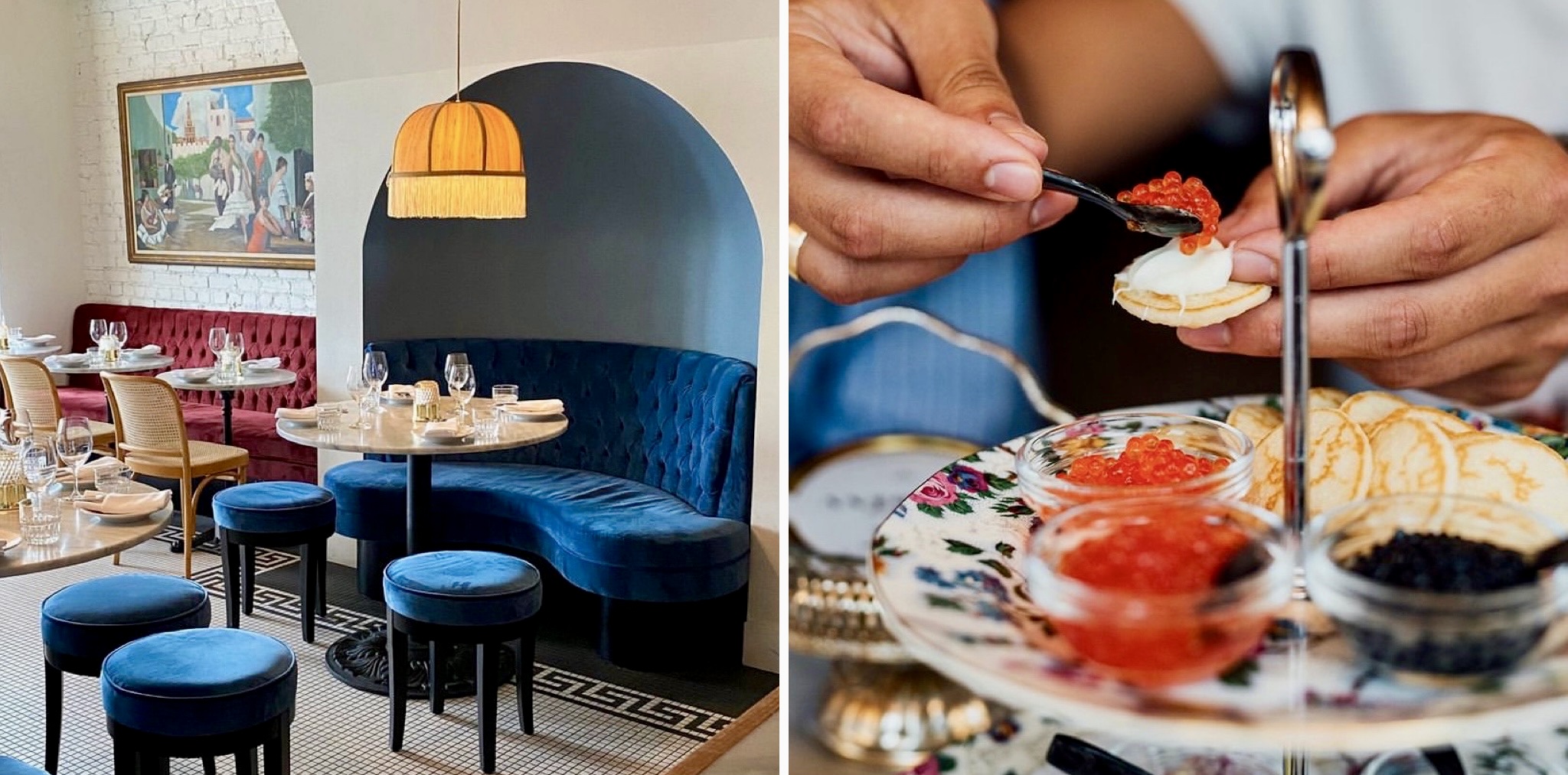 Montreal caviar and cocktail hotspot Kabinet oozes Old World opulence