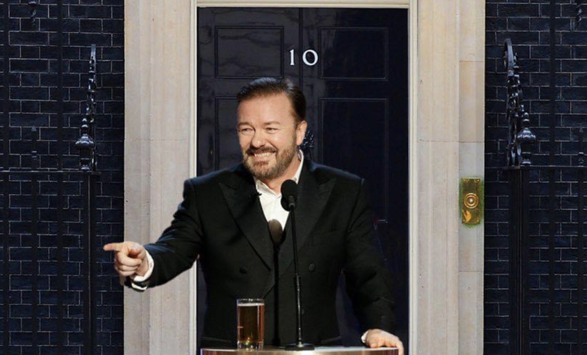 Ricky Gervais will be performing at Place Bell in Laval on Aug. 12