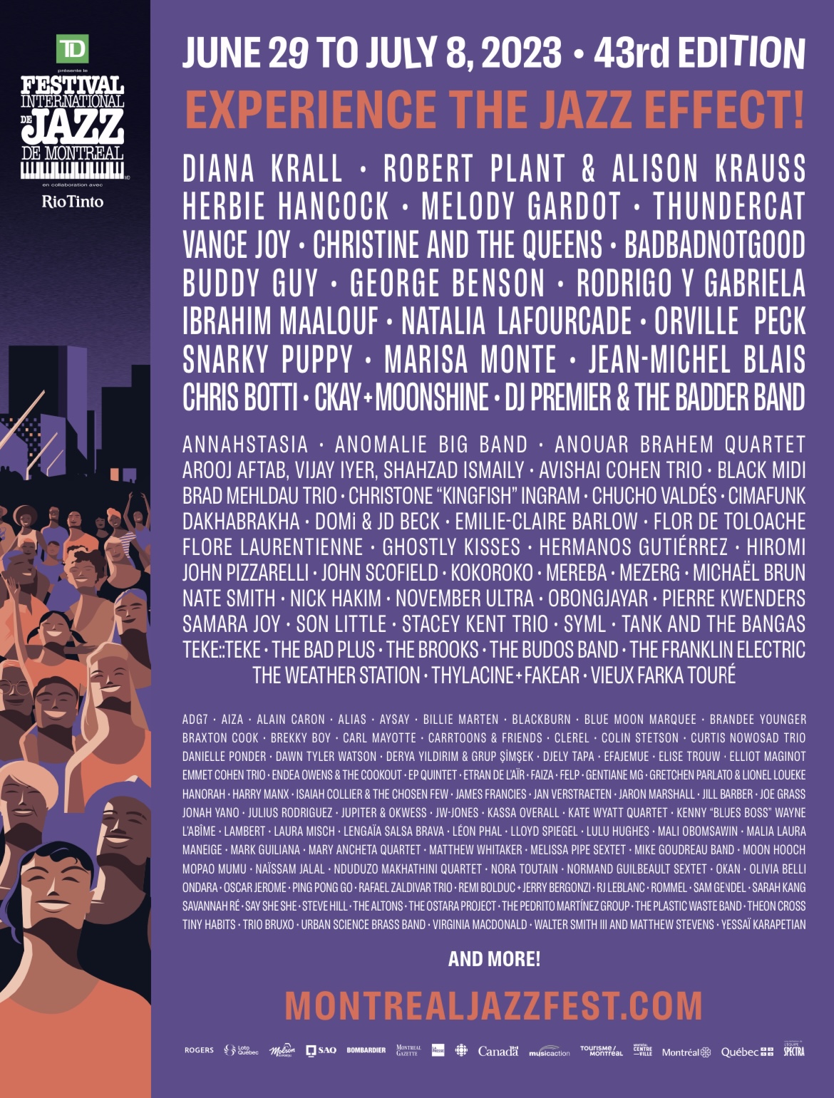 2023 Montreal Jazz Fest Festival lineup