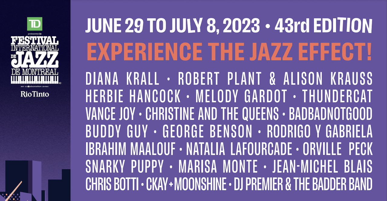 Montreal Jazz Festival 2023 lineup