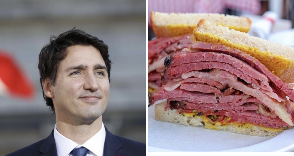 Justin Trudeau the Main Montreal smoked meat