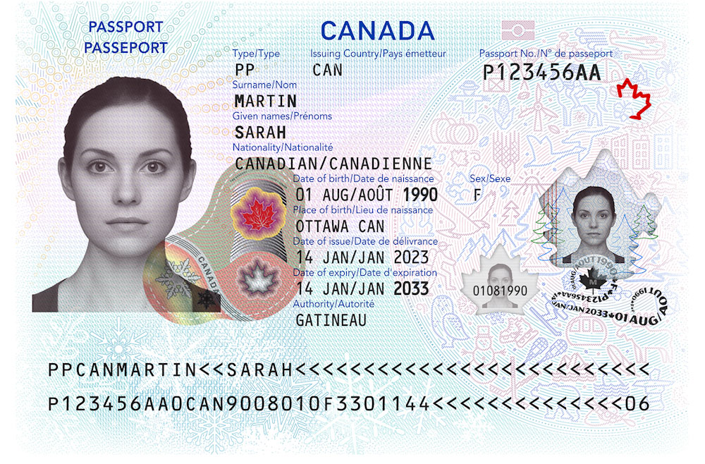 Manufactured Outrage Over The Canadian Passport Redesign Is A Nothingburger   Passport Data Page Large 