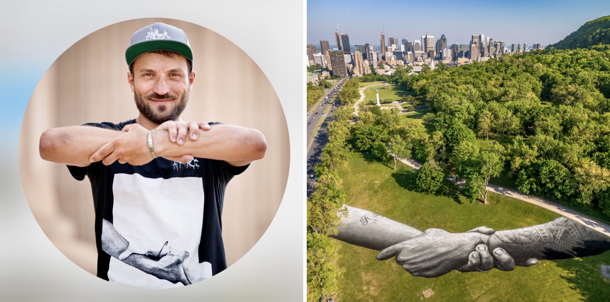 Massive new artwork on Mount Royal: “It is together that humanity can meet its challenges”